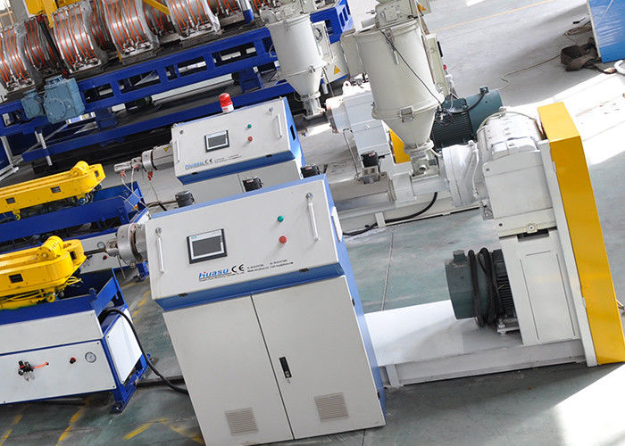 PP PE Single Wall Corrugated Pipe Extrusion Line 32mm 63mm สำหรับเครื่องซักผ้า