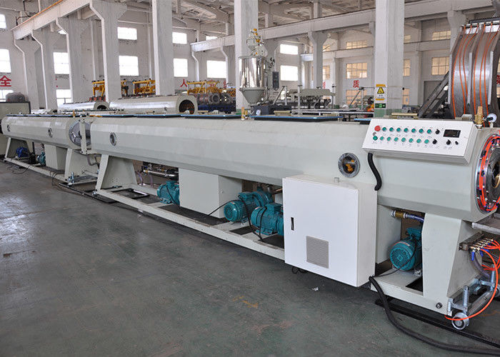 โครงสร้างที่ไม่ซ้ำกันท่อ HDPE Extrusion Line การจ่ายก๊าซและท่อจ่ายน้ำกลางแจ้ง