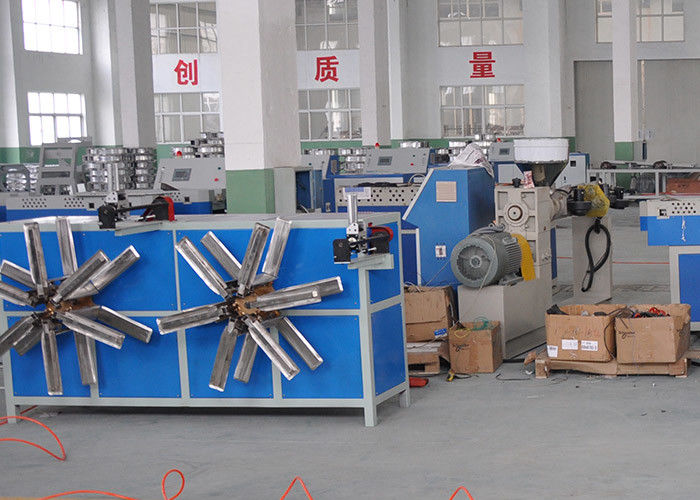 Φ5-Φ16 PE Single Wall Corrugated Pipe Making Machine เครื่องอัดรีดแบบสกรูเดี่ยว