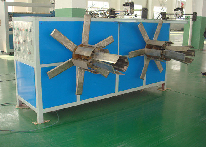 เส้นผ่านศูนย์กลาง 25 มม. PVC PP Single Wall Corrugated Pipe Extrusion Line สายการผลิต