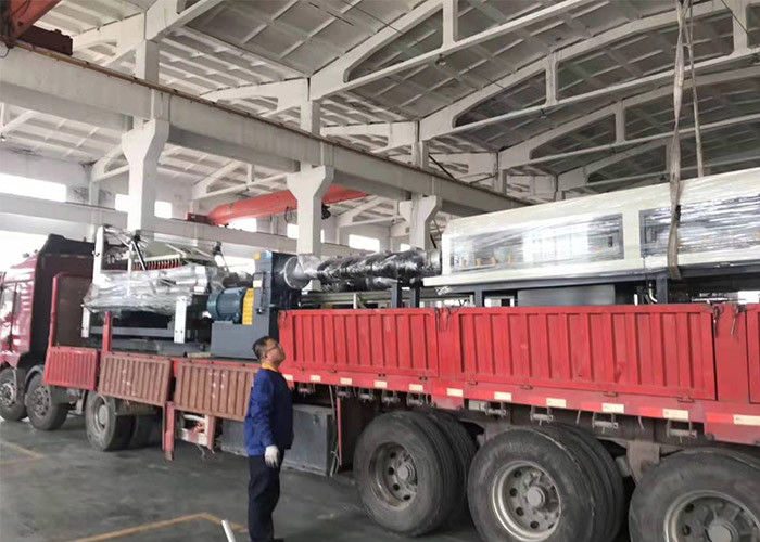 100-300 มม. HDPE ผนังคู่เครื่องลูกฟูกท่อสายการอัดรีดเครื่อง