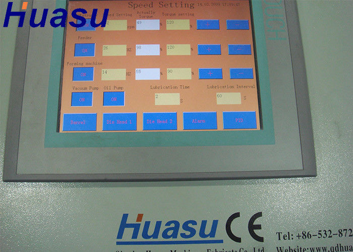 PE / PP / PVC Single Double Wall Corrugated Pipe Machine สายการผลิตการอัดรีดท่อ