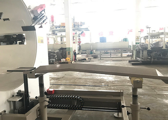 เครื่องทำท่อลูกฟูกสองชั้นสองเครื่องอัดรีด Dwc Pipe Extrusion Machine