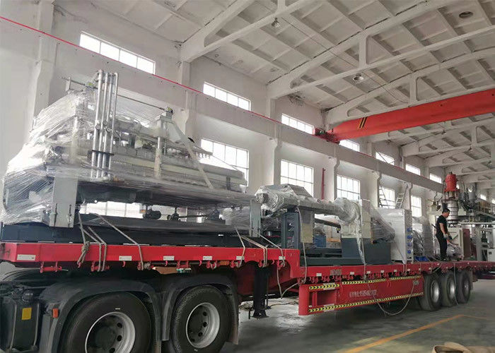 เครื่องทำท่อ HDPE / PP / PVC DWC / สายการอัดรีดท่อลูกฟูกสองชั้น