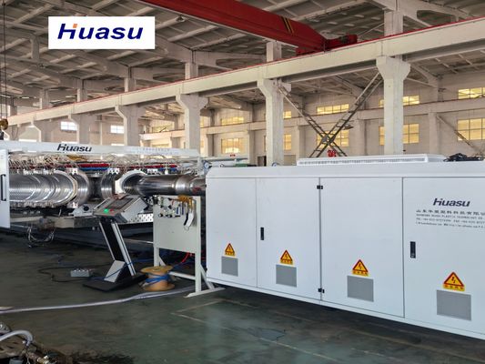 High Output PVC Corrugated Pipe Machine with Siemens PLC System and Max Output 200-2000KG/H for Efficient Production