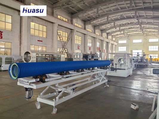 800mm Double Wall Corrugated Pipe Extrusion Line with Siemens PLC Control System for High Productivity