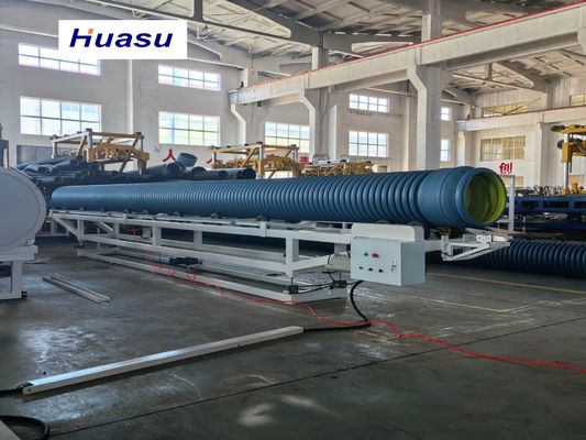High Capacity 60-2000kg/h DWC Pipe Extrusion Line with 32-1600mm Pipe Diameter and Siemens PLC System