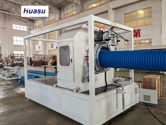 High Capacity 60-2000kg/h DWC Pipe Extrusion Line with 32-1600mm Pipe Diameter and Siemens PLC System