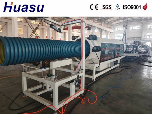 Siemens HDPE Double Wall Corrugated Pipe Extrusion Line 500-2000Kg/h