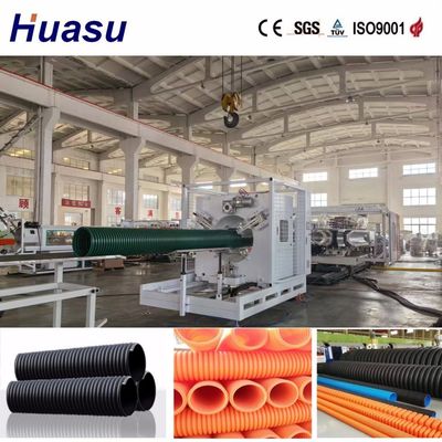 PVC Pipe Extrusion Line with Precision Flow Channel Design Modular Design and Online Belling for 32-1600mm Pipe Range