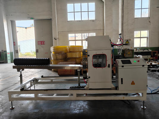 Deep Screw Channel Structure Single Wall Corrugated Pipe Extrusion Line for Versatile Applications and High-Quality Output