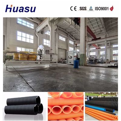 High Capacity Single Wall Corrugated Pipe Extrusion Line with Capacity 60-2000kg/h Automatic and Computerized