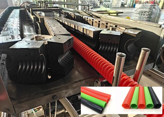 High-Accuracy Single Wall Corrugated Pipe Extrusion Line with Temperature Sensor and Siemens Motor for Precise Production