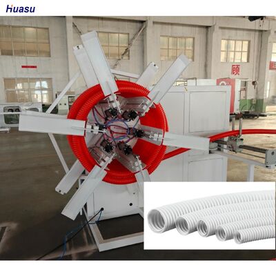 Automatic corrugated pipe production line with 1 Year Waranty Time providing pipe extrusion process and long term durability