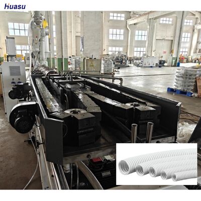 Automatic corrugated pipe production line with 1 Year Waranty Time providing pipe extrusion process and long term durability