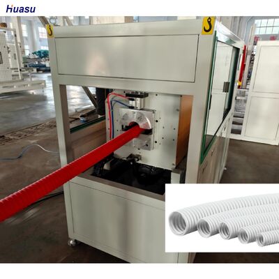 Siemens Schneider Single Wall Corrugated Pipe Extrusion Line PLC Control Remote Control Durable Equipment