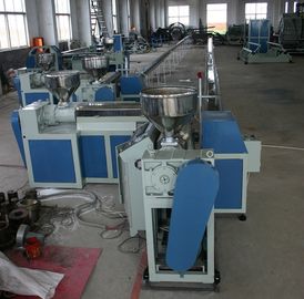 Steel Wire PVC Pipe Extrusion Line , Soft Pipe Making Machinery