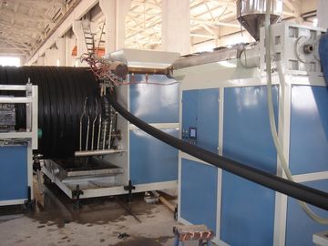 Spiral HDPE Pipe Extrusion Line Huge Diameter Hollowness Wall Spiral Pipe Production Line