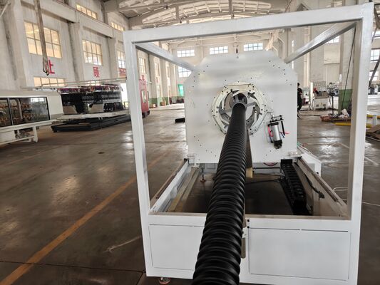 Single Wall Corrugated Pipe Machine Corrugated Pipe Production Line Utilizing Single Screw for and Stable Pipe Extrusion