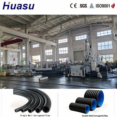 Cost-Effective HDPE Corrugated Pipe Line 100-300mm High Output Municipal Drainage