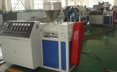 Single - Screw Plastic Pipe Extrusion Line For Producing PVC Fiber Enhancing Hose