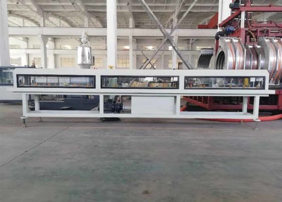 250mm Single Wall Corrugated PE PP Pipe Extrusion Machine