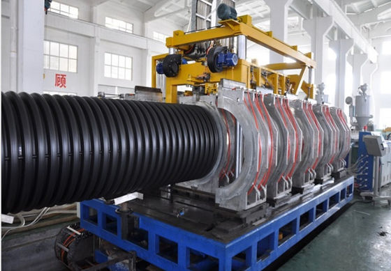 160kw Drainage ID 800mm PE PVC DWC Pipe Extrusion Line