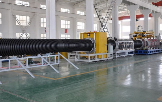 160kw Drainage ID 800mm PE PVC DWC Pipe Extrusion Line