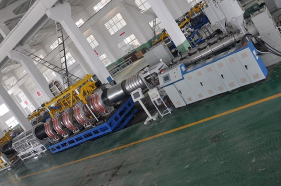 160kw Drainage ID 800mm PE PVC DWC Pipe Extrusion Line